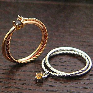 メール便なら送料無料！ r0540 シルバーリング シルバーアクセサリー ピンキーリング シルバー