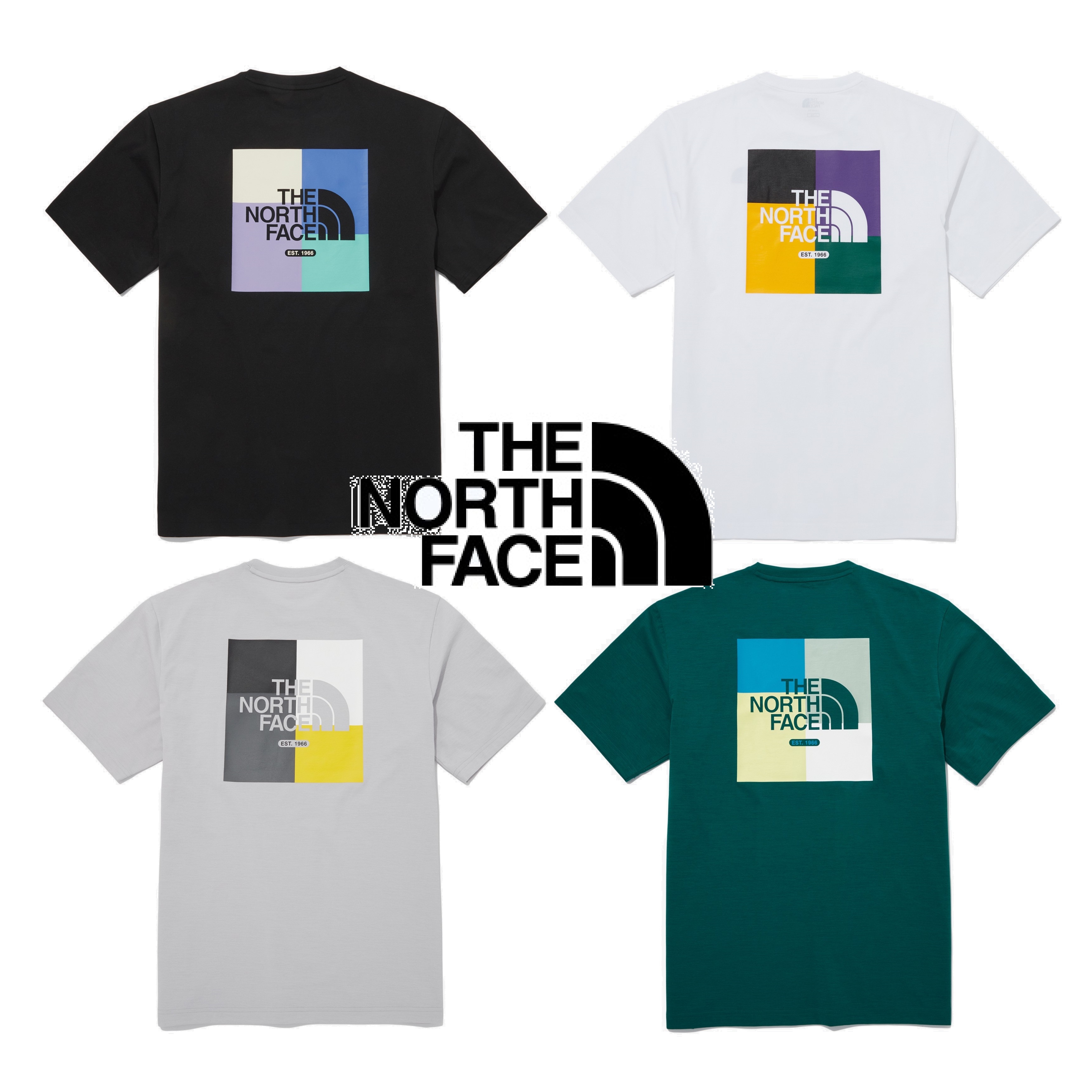 COLOR PEAK EX S/S R/TEE 4色 新商品 韓国人気 男女共用 韓国ファッション マンツーマン シャツ 女性服 韓国スタイル 学生ファッション 肝節期 夏のファッション 新学期