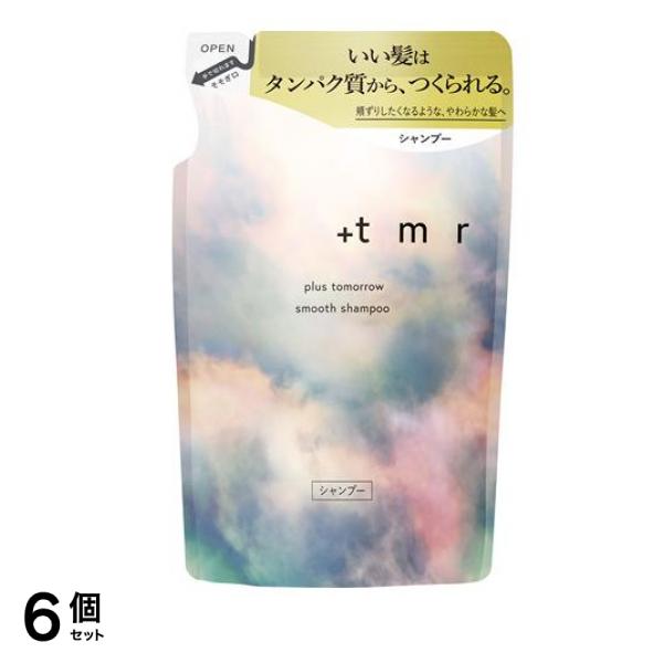 +tmr プラストゥモロー スムース シャンプー 詰め替え用 400mL 6個セット
