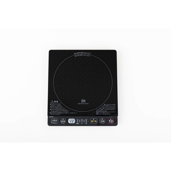 IHクッキングヒーター 卓上 コンロ IHコンロ 1口 IH調理器 卓上IH調理器 揚げ物 一人暮らし 新生活 家族 自炊 鍋 ブラック YEP-CS140(B)