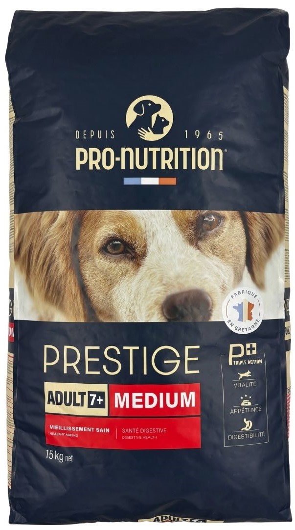 プレスティージ犬用 エイジングケア中粒 15kg【ドッグフード】【正規品】おやつのプレゼント付き