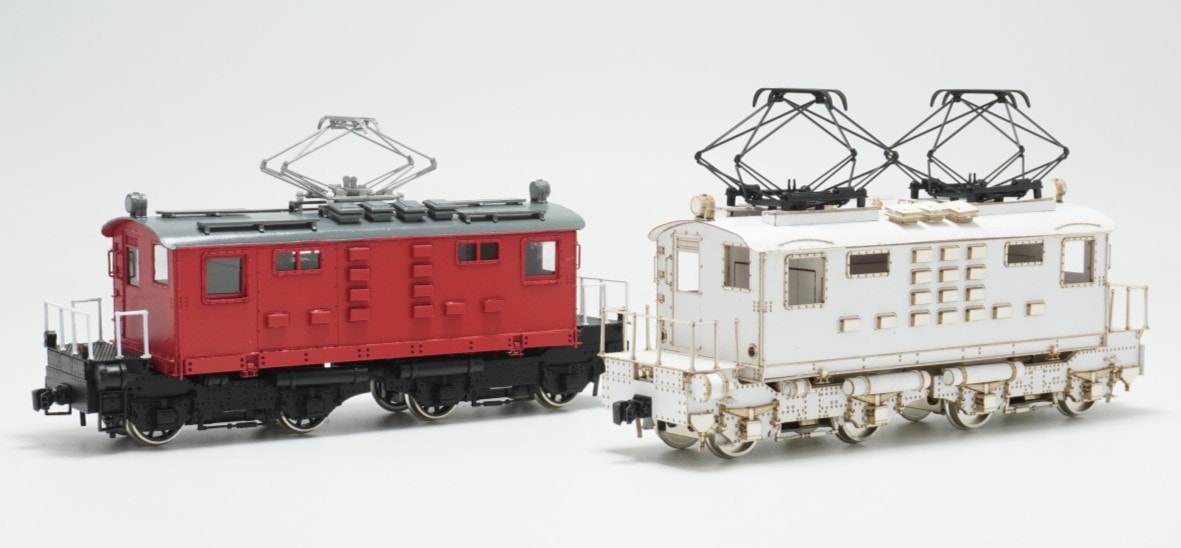 甲府モデル (HO) 12-55 箱型電気機関車A1 ペーパーキット コウフモデル 12-55 ハコガタデンキキカンシャA1