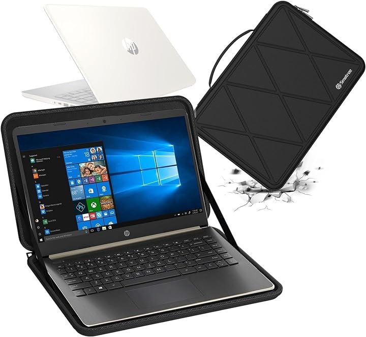 ハードEVA保護スリーブケース 14インチ HP ラップトップ - 14t-dq300/14t-dq500/14-fq2097nr( Black, For HP 14インチ（M63）)