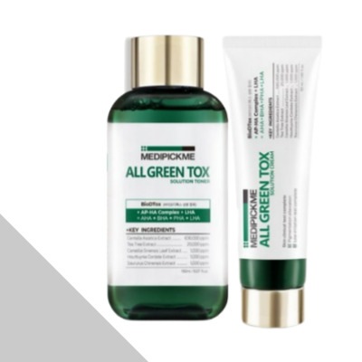 [2点セット]オールグリーントックスソリューションクリーム50ml+トナー 150ml/ 韓国コスメ