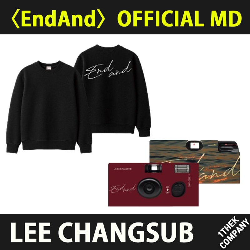 【当店トレカ付】（SWEATSHIRT / DISPOSABLE FILM CAMERA）BTOB LEE CHANGSUB [EndAnd] OFFICIAL MD