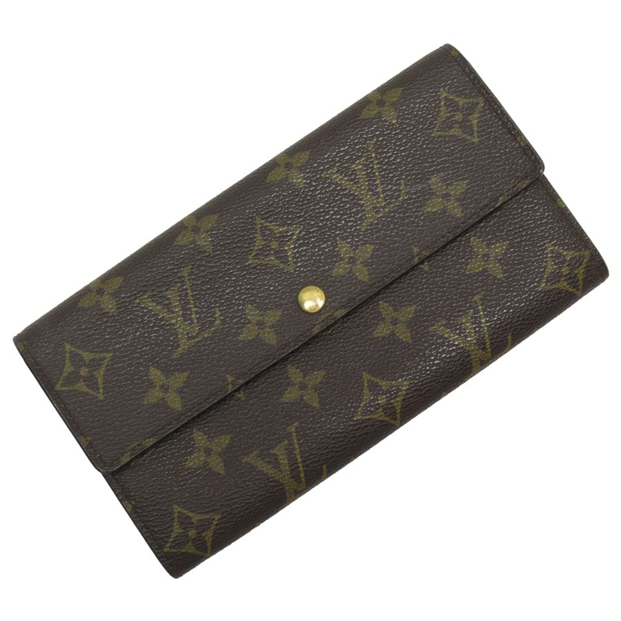 ルイ ヴィトン LOUIS VUITTON 長財布 モノグラム ポルトフォイユ サラ モノグラムキャンバス ブラウン ユニセックス w0533f