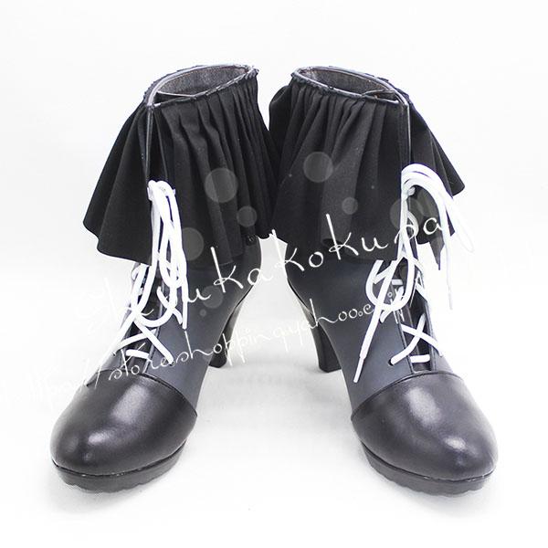 コスプレブーツ 風 VTuber甲潤羽るしあ Uruha Rushia 道具小物 靴 cosplay 仮装 変装 コスチューム-328