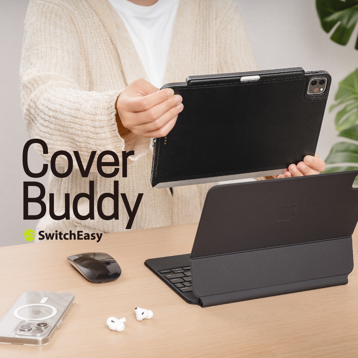SwitchEasy CoverBuddy for iPad Air 10.9 (2020/2022) / iPad Air 11 (2025M3)/ iPad Pro 11
