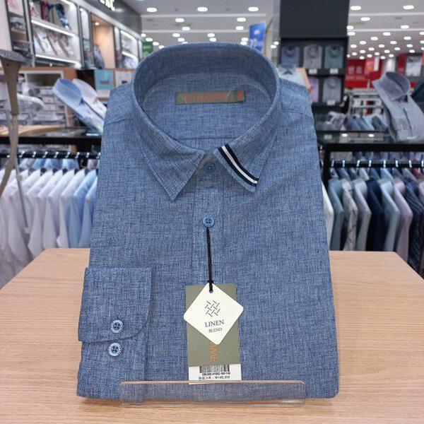 リネン混紡ソリッドカラーポイント/EBCMZ-41802_IC