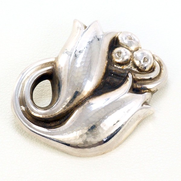 ジョージジェンセン シルバー ブローチ 総重量約13.7g ジュエリー 中古