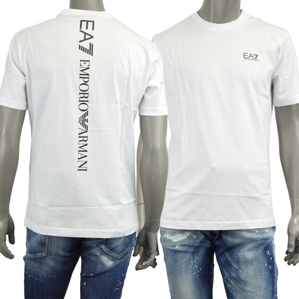 EA7 EMPORIO ARMANI イーエーセブン エンポリオ・アルマーニ Logo Series バックロゴ Tシャツ/7M000567 AF10375 M0003