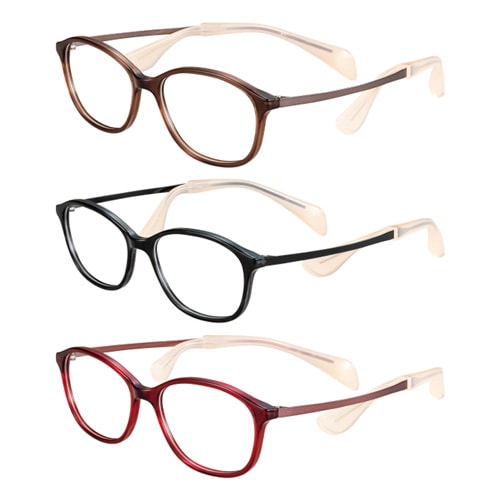 Choco See 鼻パッド無し メガネ FG24517 50mm 全3色 老眼鏡