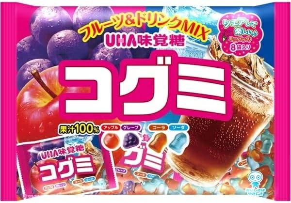 【送料無料】UHA味覚糖 コグミ ファミリーパック 128g1ケース/16袋 5,440円