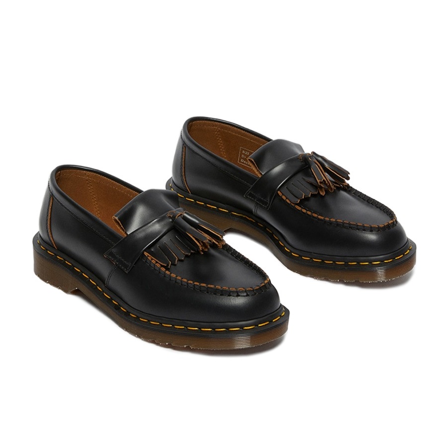 MIE ADRIAN TASSEL LOAFER BLACK QUILON メンズ レザーシューズ メイドインイングランド 26,950円