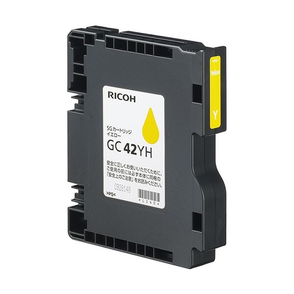 SGカートリッジ GC42YH イエロー Lサイズ 515929 1個