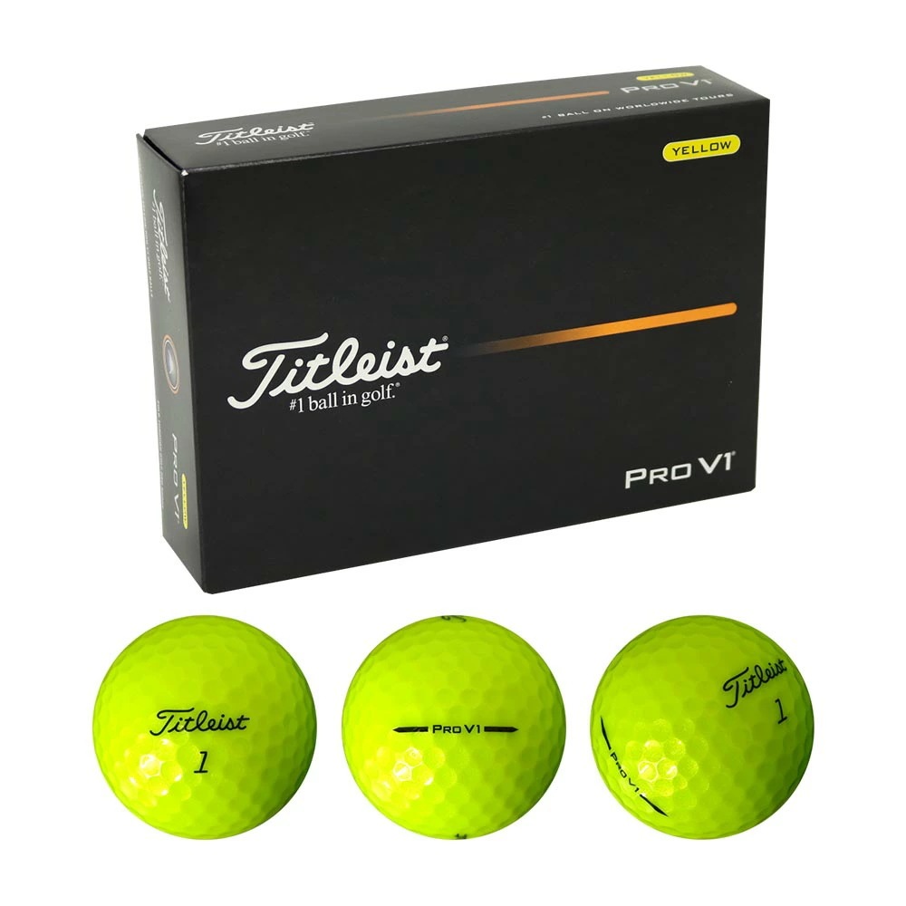 Pro V1 ボール イエロー 1ダース 2025