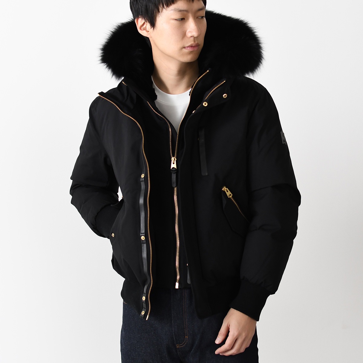 ダウン アウター ディクソン ビーエックス DIXON-BX ファー ダウンジャケット メンズ ブラック 黒 防寒 冬