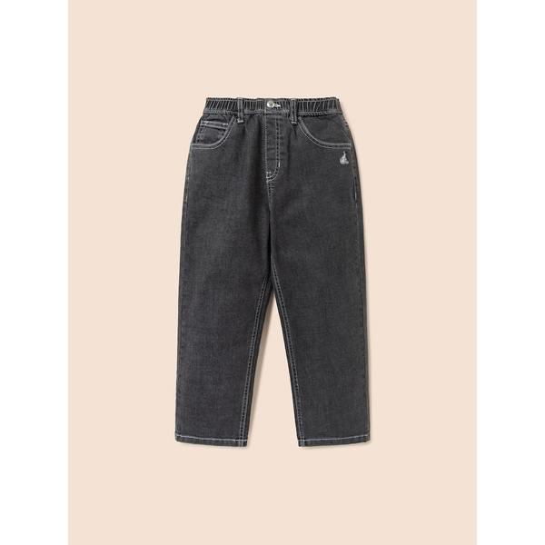 [BEANPOLE KIDS] ブラックストレートデニムパンツ アッシュ (BI6121UE24)