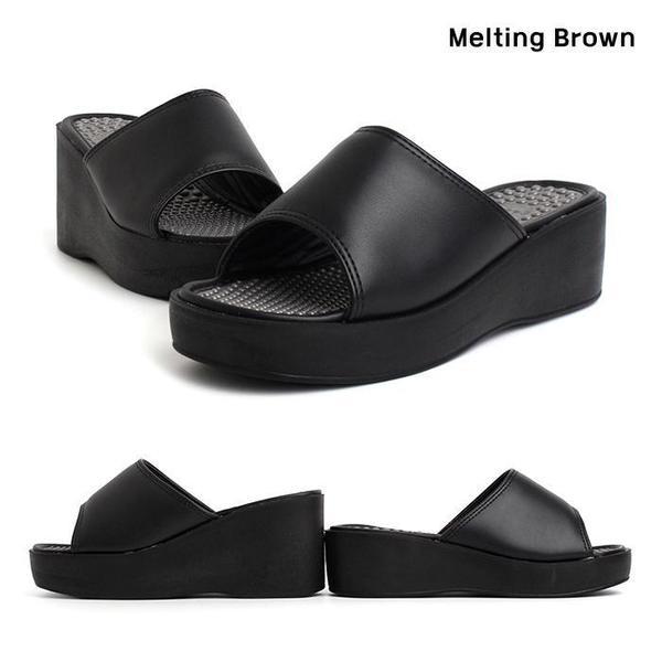 女性カジュアル厚底スリッパ オフィススリッパ 2種