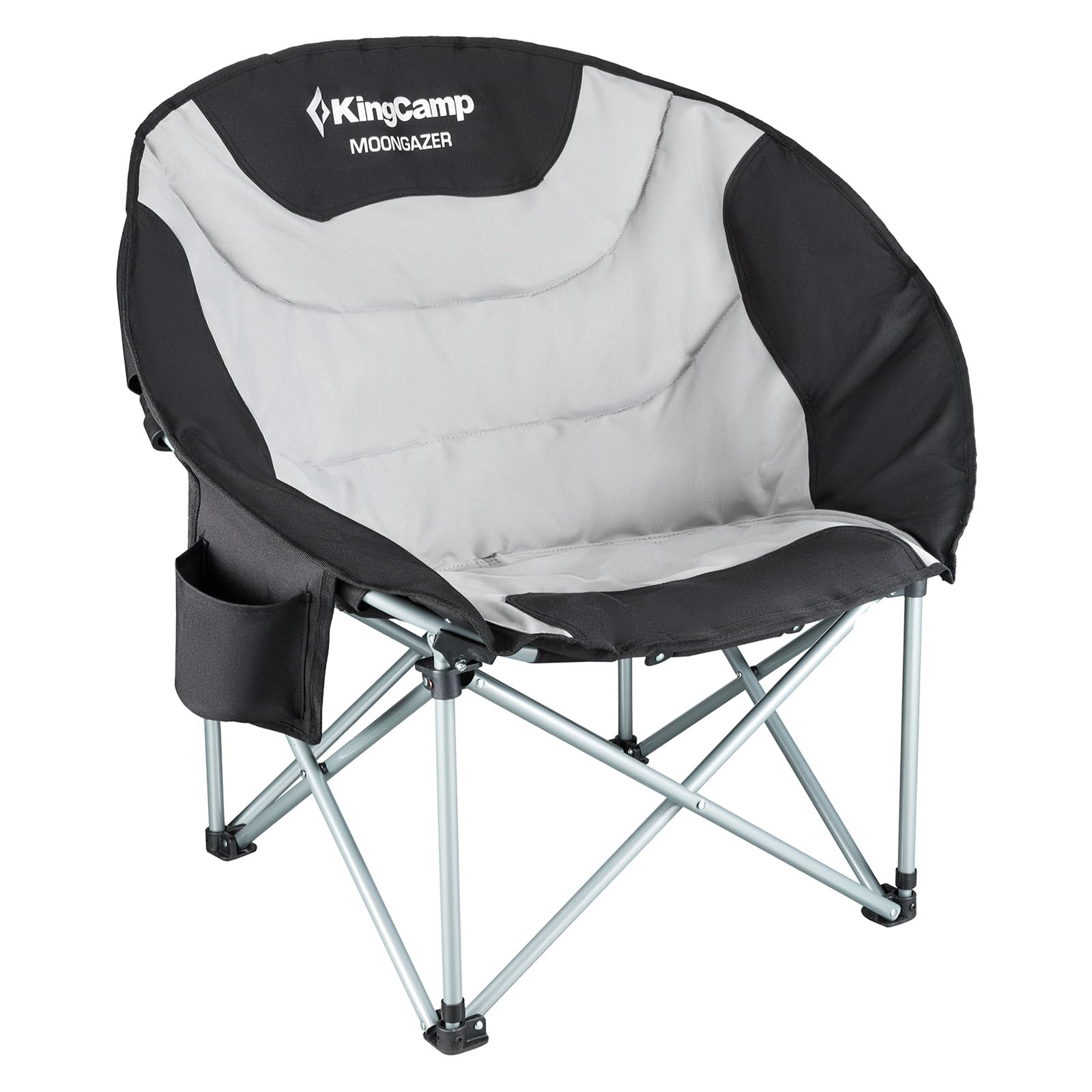 KingCamp アウトドア チェア 折りたたみ ムーンチェア キャンプ 椅子 中綿入り 耐荷重150kg 携帯便利 お釣り 運動会 ガーデン キャンプ用品