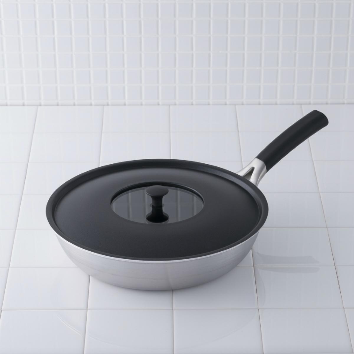 貝印 DY5200 o.e.c. フライパン 25cm (ふた付) IH・ガス火