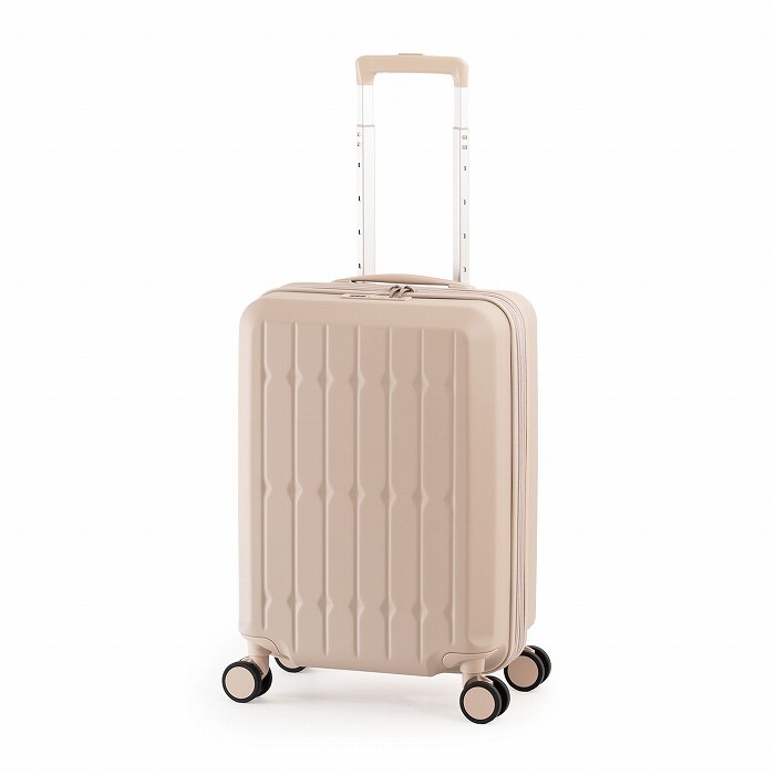 ハードキャリーケース DrinkHolder and Suspension 1～3泊 37L＋7L ALI-6030SD-18W-LT ラテ