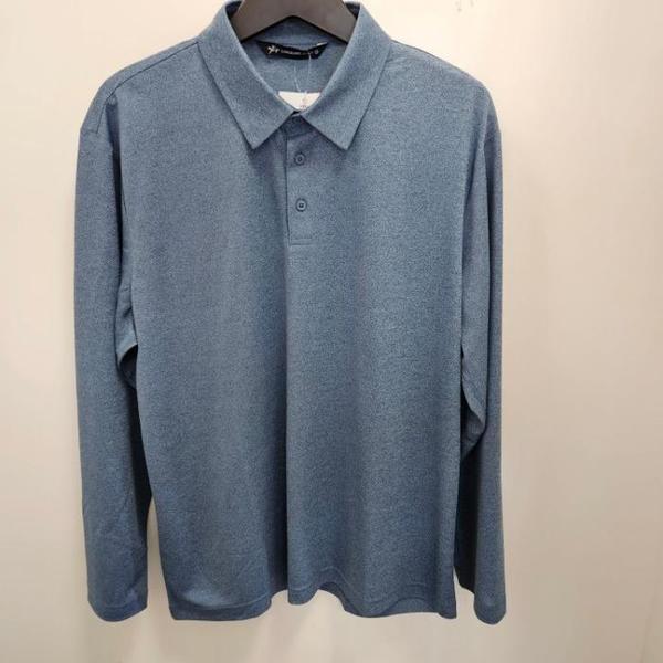 HC07 春 メンズ クール素材 長袖カラー Tシャツ NTM162 (S45730703)