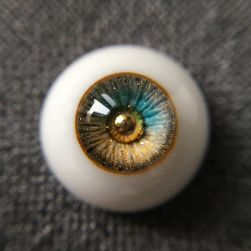 BJDドールアイ ラメ入り 8タイプ レジンアイ 1/3/1/4/1/6サイズ球体関節人形用アイ 12mm 14mm 16mm 18mm
