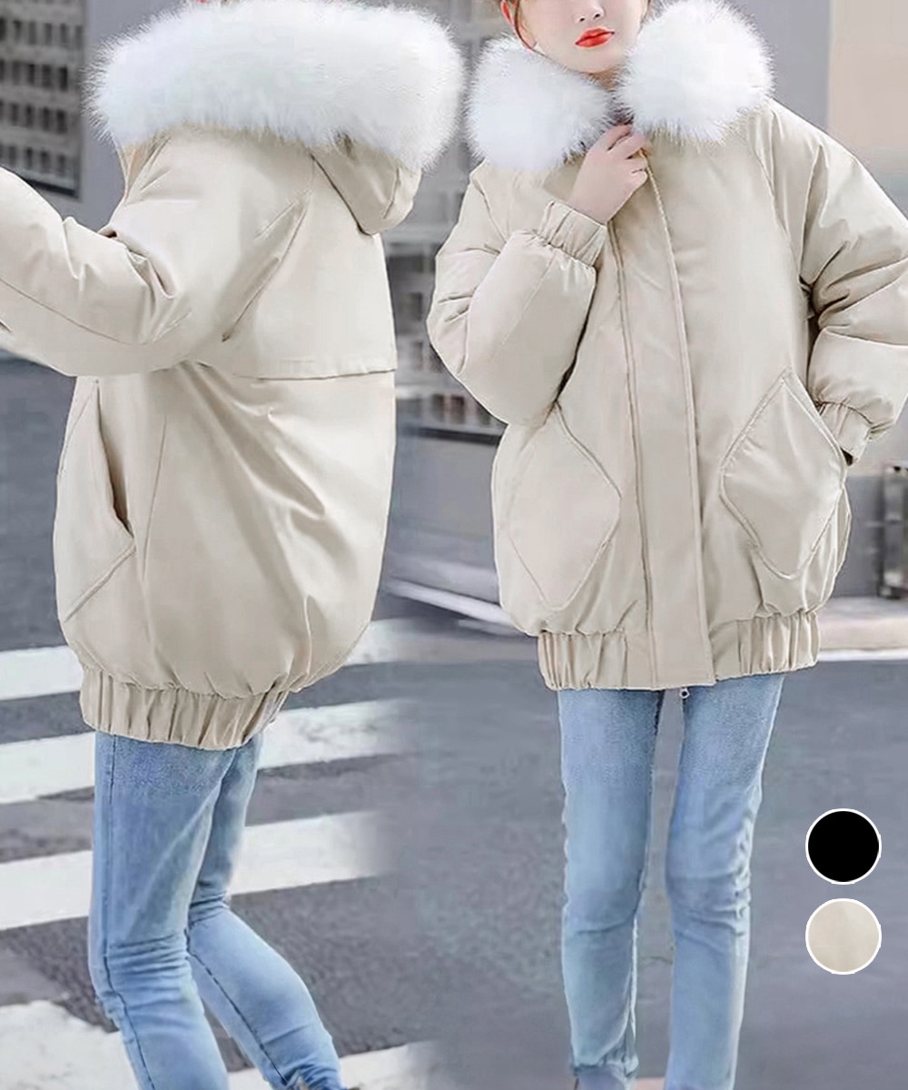 国内即納 ダウンコート エコダウンジャケット 防寒 84FEINIAO-001