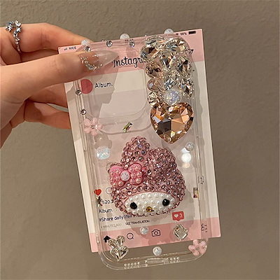 Qoo10] サンリオ 3D スマホケース キラキラ マイメロ