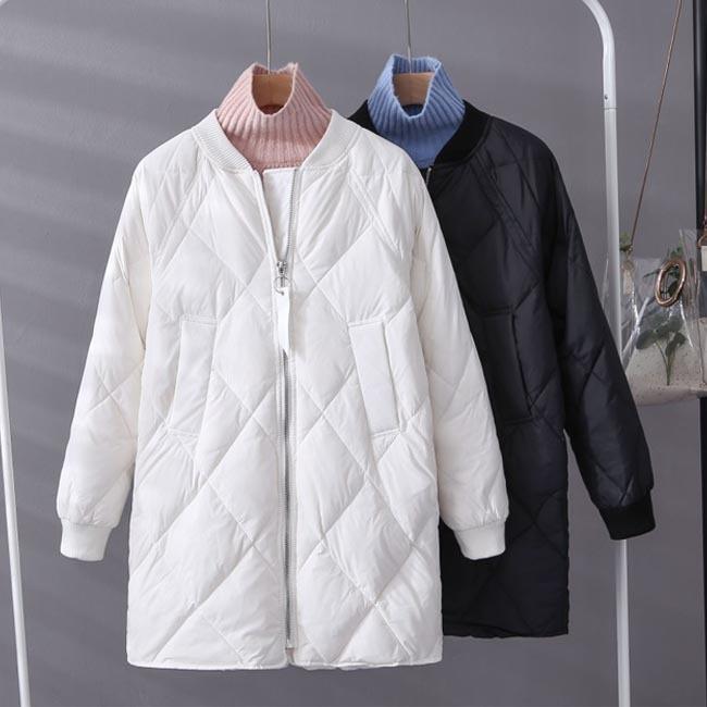 ダウンコート レディース ダウンジャケット 冬 キルティングコート アウター コート 防寒服 黒 白 冬コート ダウン 体型カバー 中綿コート 通勤 プレゼント