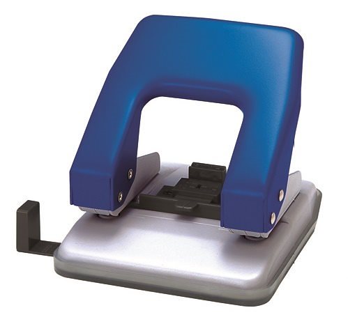 （まとめ買い）クラウン 2穴パンチ 青 CR-PN120-BL 00303827 [x3]