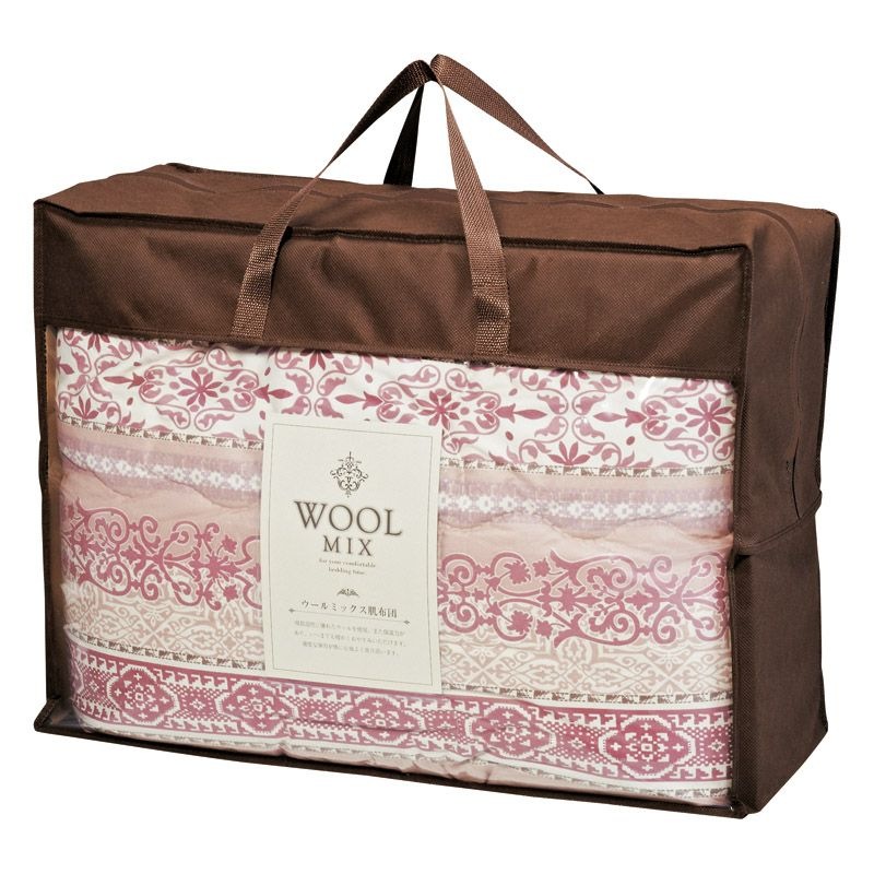 ウールミックス ウール混肌ふとん ローズ C-B