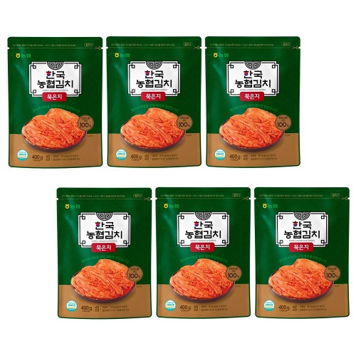 農協食品韓国農協キムチムンジ400g x 6パック