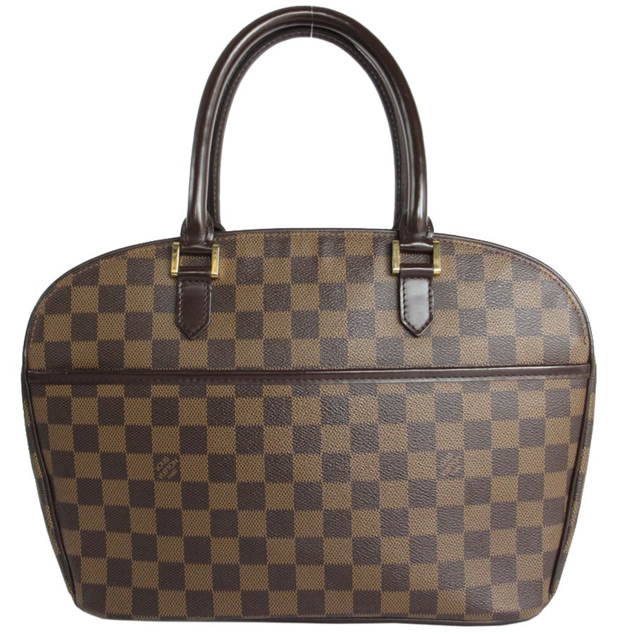 ルイ ヴィトン LOUIS VUITTON ハンドバッグ ダミエ サリア オリゾンタル ダミエキャンバス ブラウン ゴールド レディース N51282 s0116a