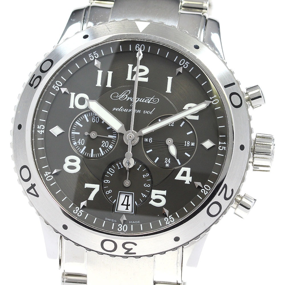 ブレゲ Breguet 3810ST/92/SZ9 トランスアトランティック タイプXXI クロノグラフ 自動巻き メンズ 良品 箱・保証書付き_840843【中古】