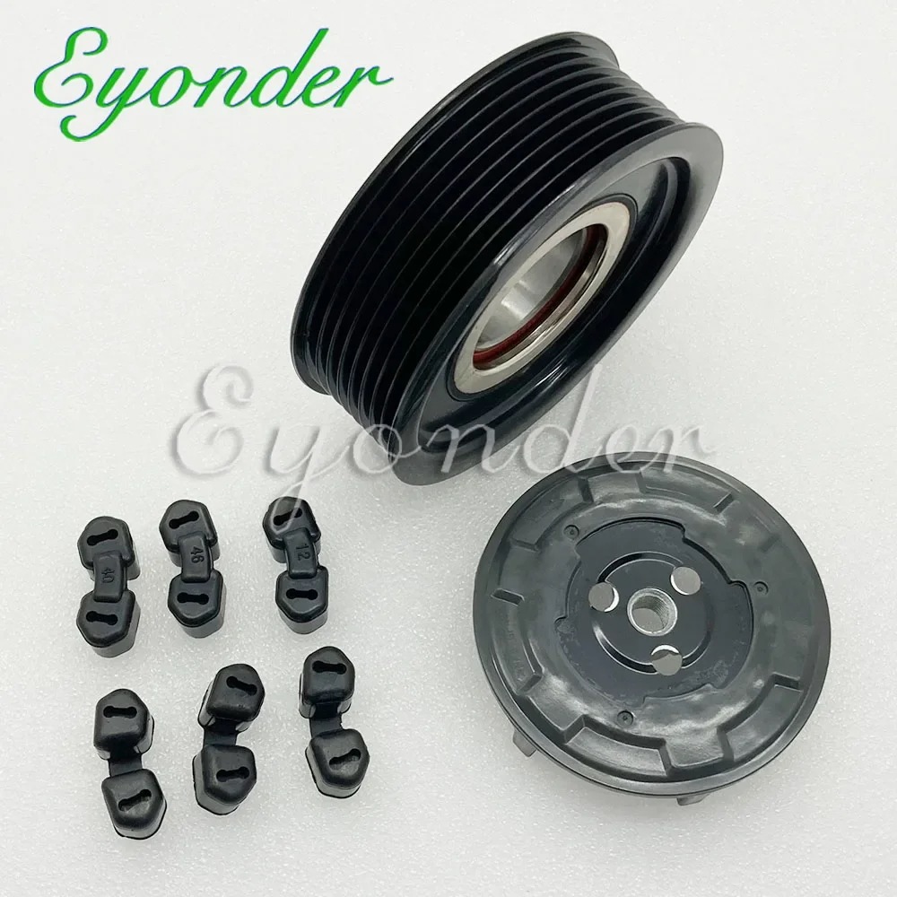 エアコン コンプレッサー クラッチ プーリー 7SEU17C メルセデス E420CDI W211 ML GL CDI S W221 用 純正品 A0002342212 0002342212 輸入品