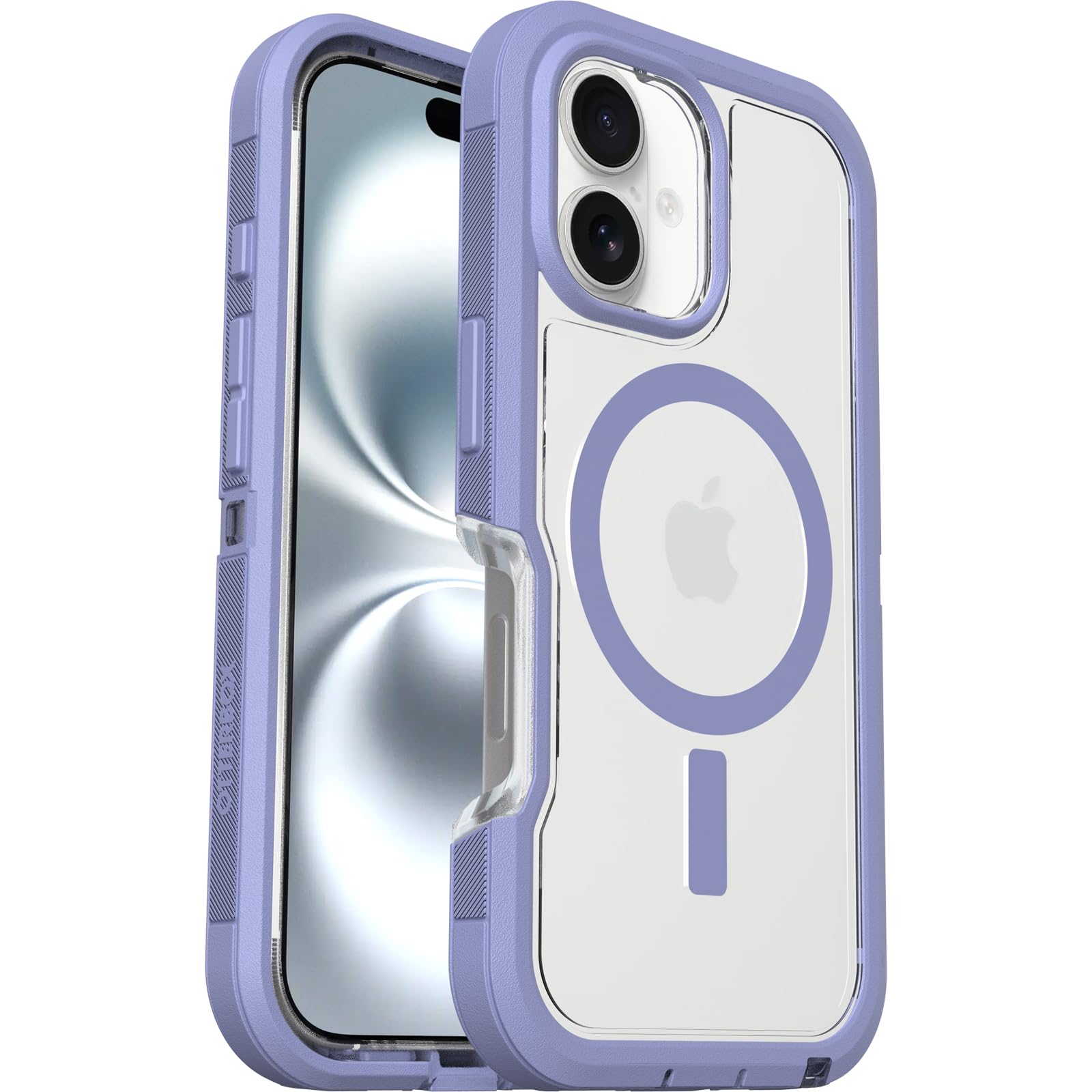 【OtterBox】全米No1ブランド 軍事規格の7倍の強度 iPhone 16用 耐衝撃 衝撃吸収 米軍MIL規格 Magsafe対応ケース Defender XT ラベンダーヘイズ 【国内正規品】