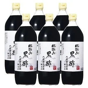 内堀醸造 臨醐山黒酢 900ml6本セット