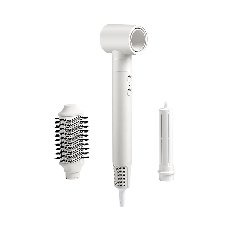 高速ヘアドライヤー新4 in 1ヘアースタイリングコーム大巻き多機能ヘアアイロン熱風ストレートコーム