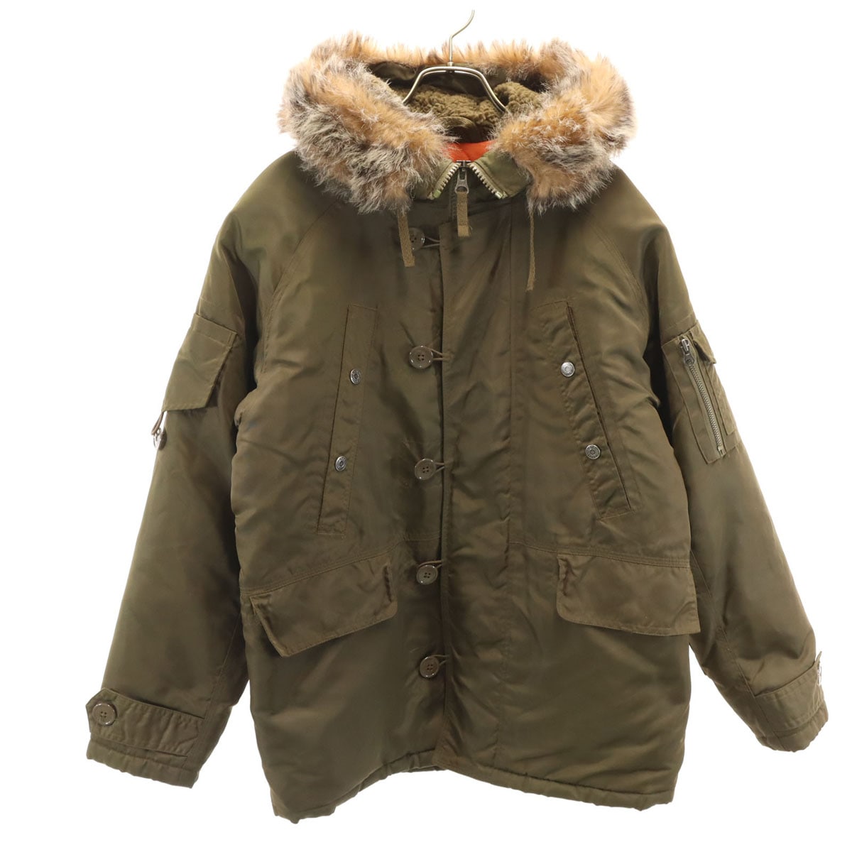 フライトジャケット XS カーキ メンズ 古着