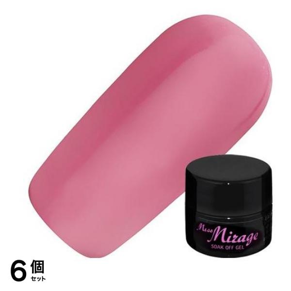 Miss Mirage(ミスミラージュ) ソークオフジェル クリアストーン ガーネット CS1s 2.5g 6個セット