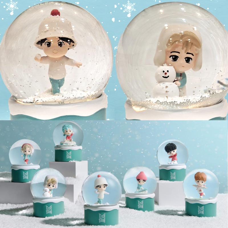 [すぐに出荷] BTS ホリデースノーボールタイニタン Snow Globe Jiminジミン Jung Kook ジョングク J-hopeジェイホップ RMアル Vヴィ Jin ジン SUGAシュガ