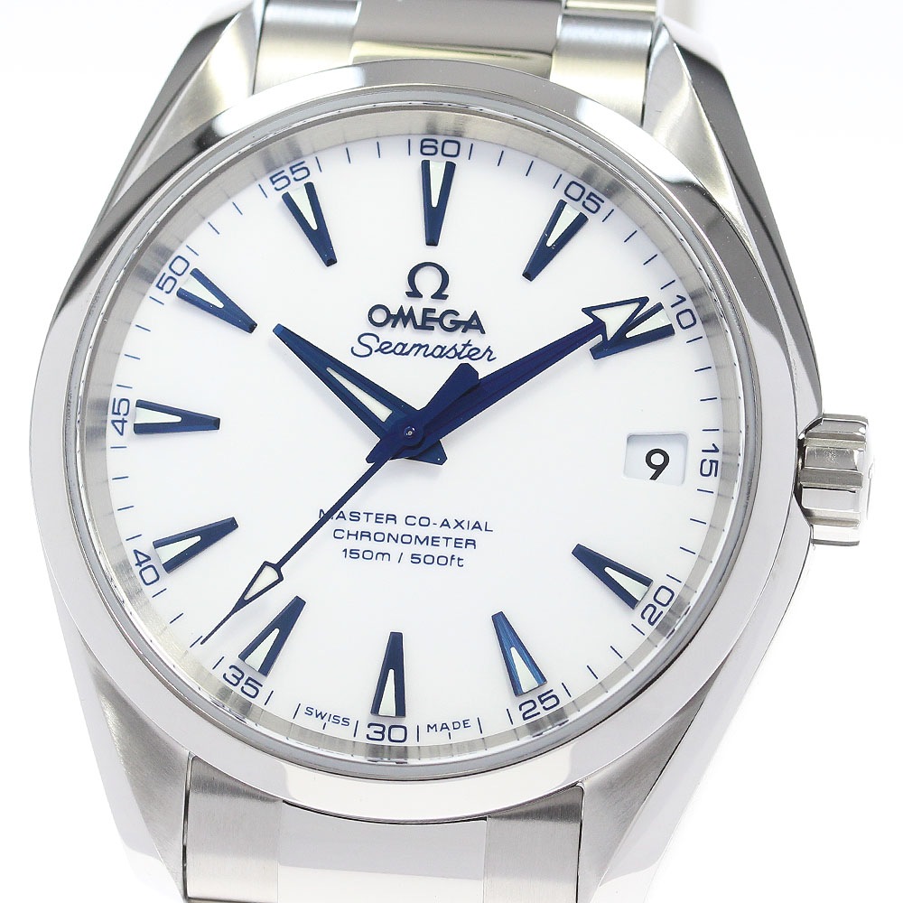 オメガ OMEGA 231.90.39.21.04.001 シーマスター アクアテラ グッドプラネット 自動巻き メンズ 極美品 箱・保証書付き_860373【中古】