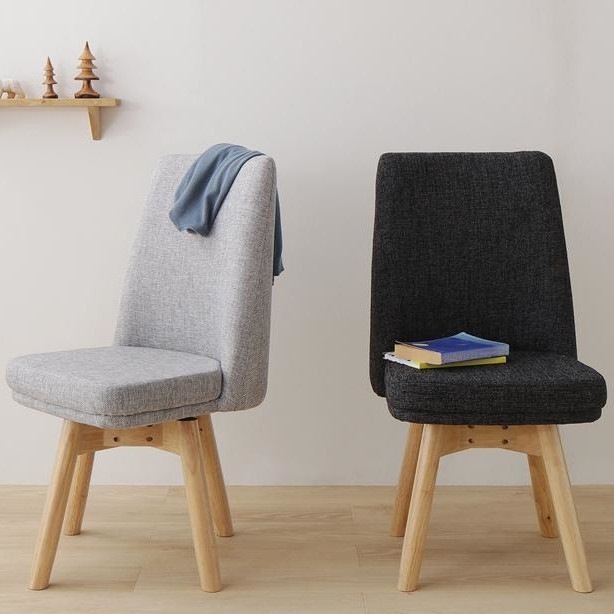 回転イス　北欧デザイン ダイニング woda シリーズ 椅子 ダイニングチェア単品 1脚