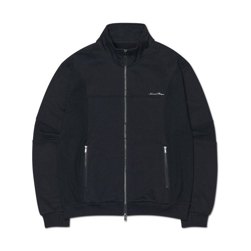 ノマニュアル NOMANUAL NM ワッフルブレンドジャージー - ブラック NMSS62TT02BLK 377919