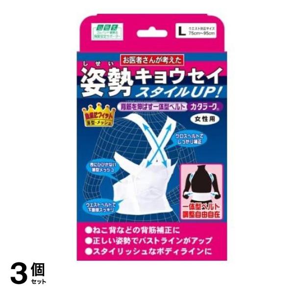 山田式 カタラーク 女性用 1枚 (Lサイズ) 3個セット