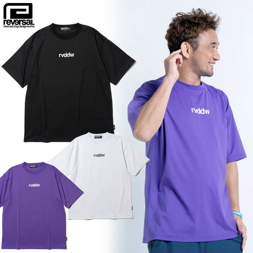 【reversal/リバーサル】Tシャツ 半袖 オーバーサイズ/PEs MVS rvddw OVER SIZE TEE rv24aw051ビッグシルエット メンズ レディース 格闘技