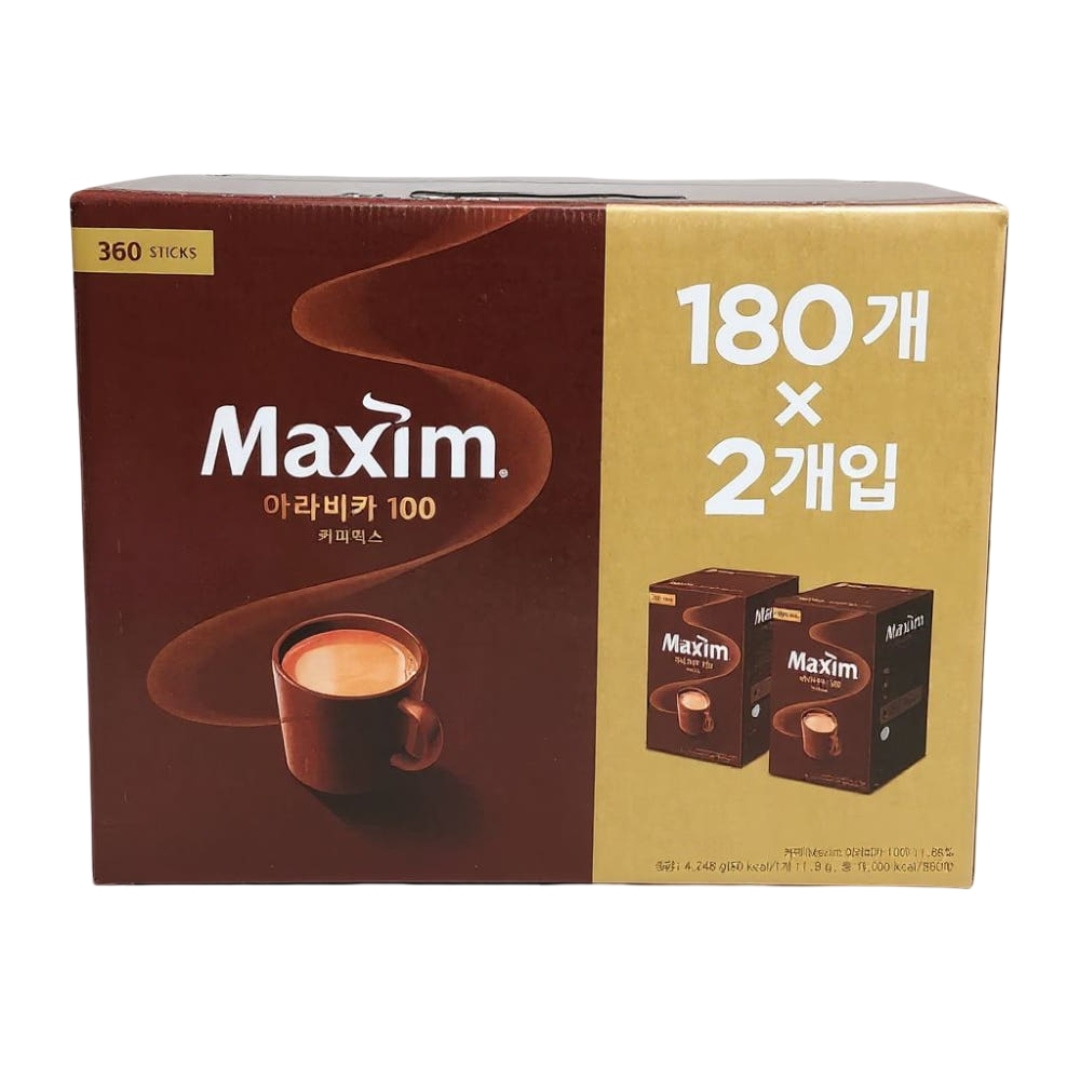 맥심 아라비카 100믹스 180개 X 2개입 - 사이트와 촬영사진다름