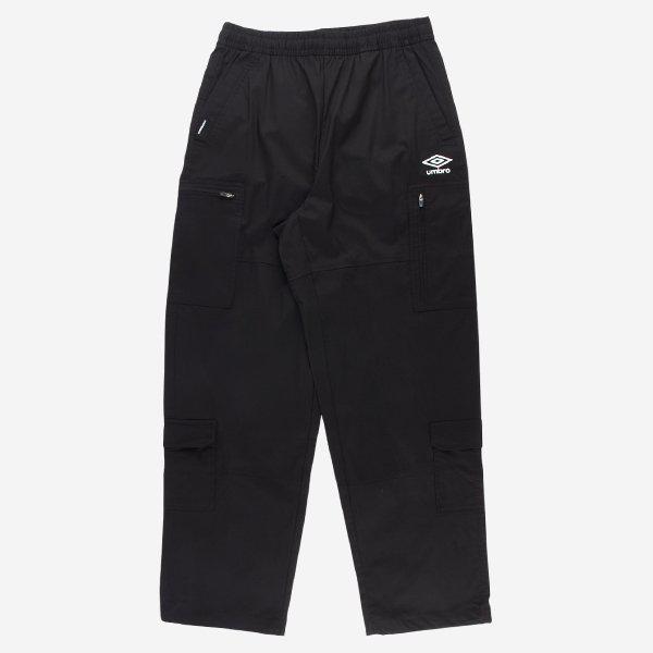 カジュアルスパンカーゴストレートパンツ UQ123CPT25 BLK